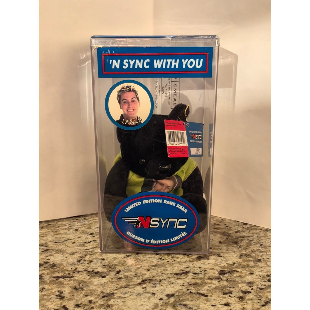 Vintage 2000 *NSYNC With You Limited Ed Rare Bear Lot Justin JC Joey Lance - Picture 5 of 16